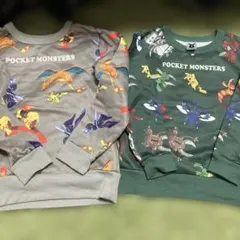 ポケットモンスター 長袖カットソー 100cm~