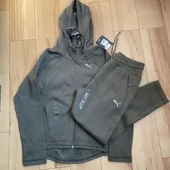 PUMA DRYCELL ジャージ上下セット レディースXS オリーブグリーン