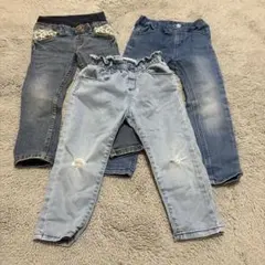 ミキハウス　ZARA デニム　３枚セット　90 95 100