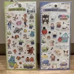 フラッフィースケッチステッカー　2枚