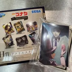 名探偵コナンセガラッキーくじ　アクリルスタンド　安室透　江戸川コナン
