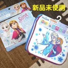 新品未使用　タグ付き　マルチポケット　ハンカチ　ミニタオル　5枚　アナ雪　女の子