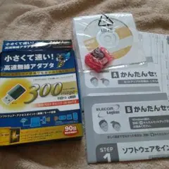 動作不明　エレコム 300MbpsUSB無線超小型LANアダプタ ダブルアンテナ