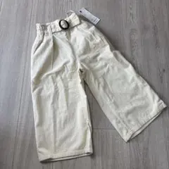 新品タグ付♡GU♡コーデュロイタックワイドパンツ♡