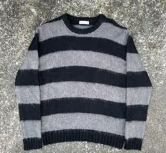 90’s Vintage アーカイブ モヘア ニット　ボーダー y2k 古着