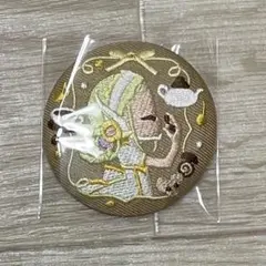 おジャ魔女どれみ　刺繍缶バッジ　【ももこ（パティシエ服）】