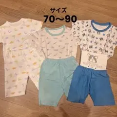 ベビーパジャマ3セット(サイズ70～90)