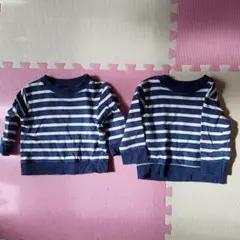 ELFINDOLL CLASSIC ストライプトレーナー 90cm 2枚セット