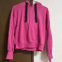 Cecil Mcbee 鮮やかピンク フード付きパーカー