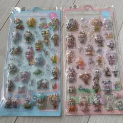 ラブブ　ボンボンドロップシール２枚セット　まとめ売り　ご褒美シール