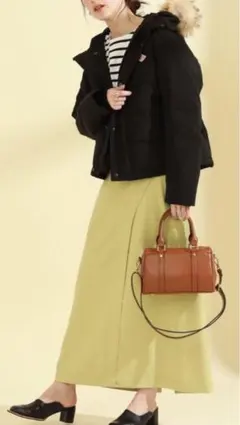 美品♪DANTON♪ダントン♪フードファー付きダウンジャケット　36 黒