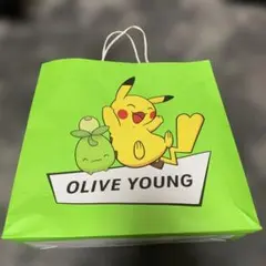 韓国限定】OLIVE YOUNG × ポケモン 紙袋 オリヤン オリーブヤング
