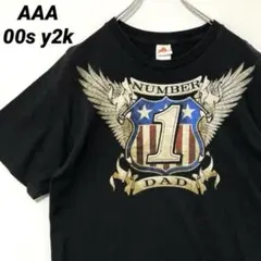 T-947 00s ALSTYLE NUMBERTシャツ L 黒 USA古着のサムネイル