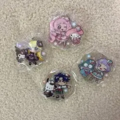 サンリオキャラクター アクリルキーホルダー 4個セット