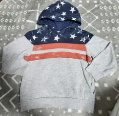 H&M 星柄フード付きトレーナー 110/116