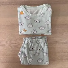UNIQLO 長袖ベビーパジャマ 11ぴきのねこ 90cmのサムネイル