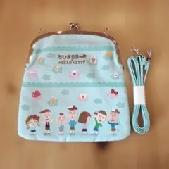 ハローキティ　ちびまる子ちゃん　がま口バッグ ポーチ