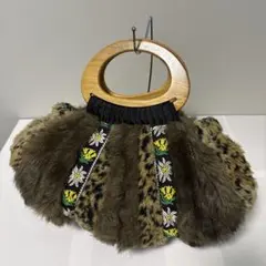 キャセリーニ　フェイクファー　バック