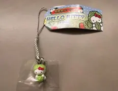 激レア【ご当地キティ】夏野菜　レタス　根付け　ストラップ