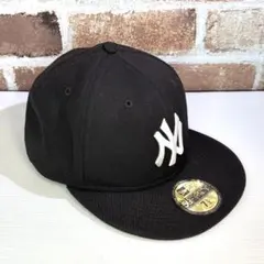 NEW ERA ニューエラ NY キャップ 59FIFTY 黒 7 1/2