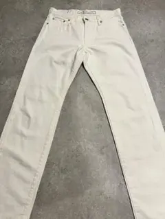 未使用タグ付】ポロラルフローレン サリバンスリム 白デニム W32L32 