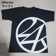●24karats 24カラッツ ビッグロゴ プリントTシャツ