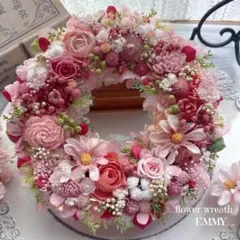 ミッキーマウス型 フラワーリース ピンク❣️しょりんページ❣️ ピンク ミッキー型 フラワーリース 造花❣️いづ様専用❣️ - メルカリ
