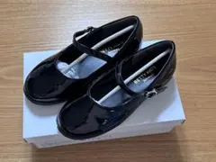 BETTY KID’S 黒 エナメル フォーマルシューズ 21cm