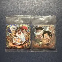 ワンピース　大海賊シールウエハース　log.13 ルフィ　白ひげ＆エース　SP