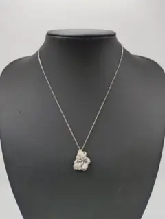4-518 ティファニー　テディベア　ペンダント　シルバー925 ネックレス