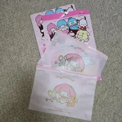 サンリオ ファスナーケース マイメロディ B6サイズ対応 2セット