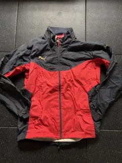 PUMA 赤黒 ジップアップジャケット