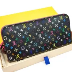 希少✨良品✨ルイヴィトン マルチカラー アンソリット 長財布 ブラック 