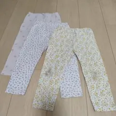 ユニクロ レギンスパンツ 90 3枚セット