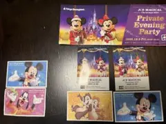 JCBマジカルクリスマス　ディズニーランド　使用済チケット　ノベルティ