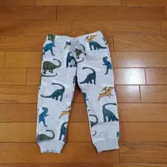 H&M 恐竜プリント スウェットパンツ