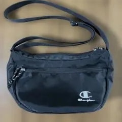 Champion ブラック ショルダーバッグ