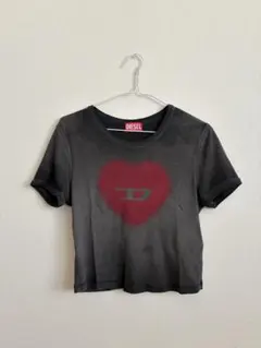 【正規品＆現行品】DIESEL ディーゼルT-EleハートロゴTシャツ