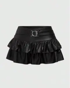 SHEIN レザーミニスカート コスプレ 地雷