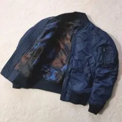 希少 AVIREX リバーシブル MA-1 迷彩 フライトジャケット S