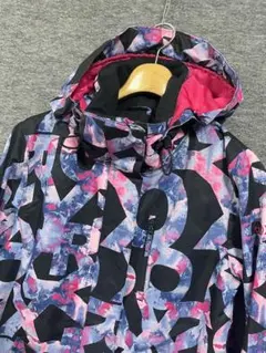 綺麗 ROXY ロキシー 幾何学柄 スノボウエア ジャケット Sサイズのサムネイル