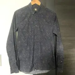 Pretty Green プリティーグリーン ペイズリー柄コットン BDシャツ