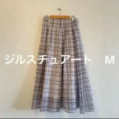 ジルスチュアート　チェック柄フレアスカート Mサイズ　きれいめ