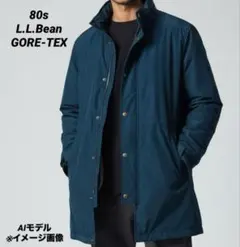 80s L.L.Bean GORE-TEXゴアテックスナイロンロングジャケット