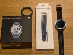 HUAWEI WATCH GT 5 本体 交換用ストラップ付き ジャンク品