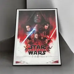 PK額装品 和田誠 映画 スターウォーズ ハリソンフォード A3額入 ポスター風 PK額装品 和田誠 映画 スターウォーズ 貴重イラストA3額入 ポスター風