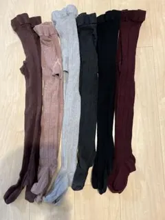 新品　NEXT タイツ　リブ編みコットンリッチタイツ　6足116cm