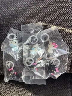 ハローキティ めじるしアクセサリー キーホルダー 6個セット