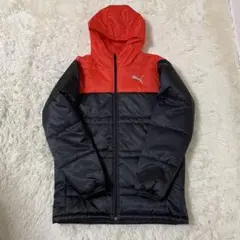 美品✨PUMA プーマ 中綿入りブルゾン メンズ XL 黒 ナイロンジャケット