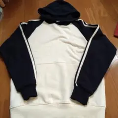 ★90s OLD UNIQLO★フード付きパーカー★紺タグ★Mサイズ★